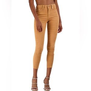 JOE'S WOMEN'S THE CHARLIE CORDUROY HIGH RISE SKINNY JEANS BROWN Size 29